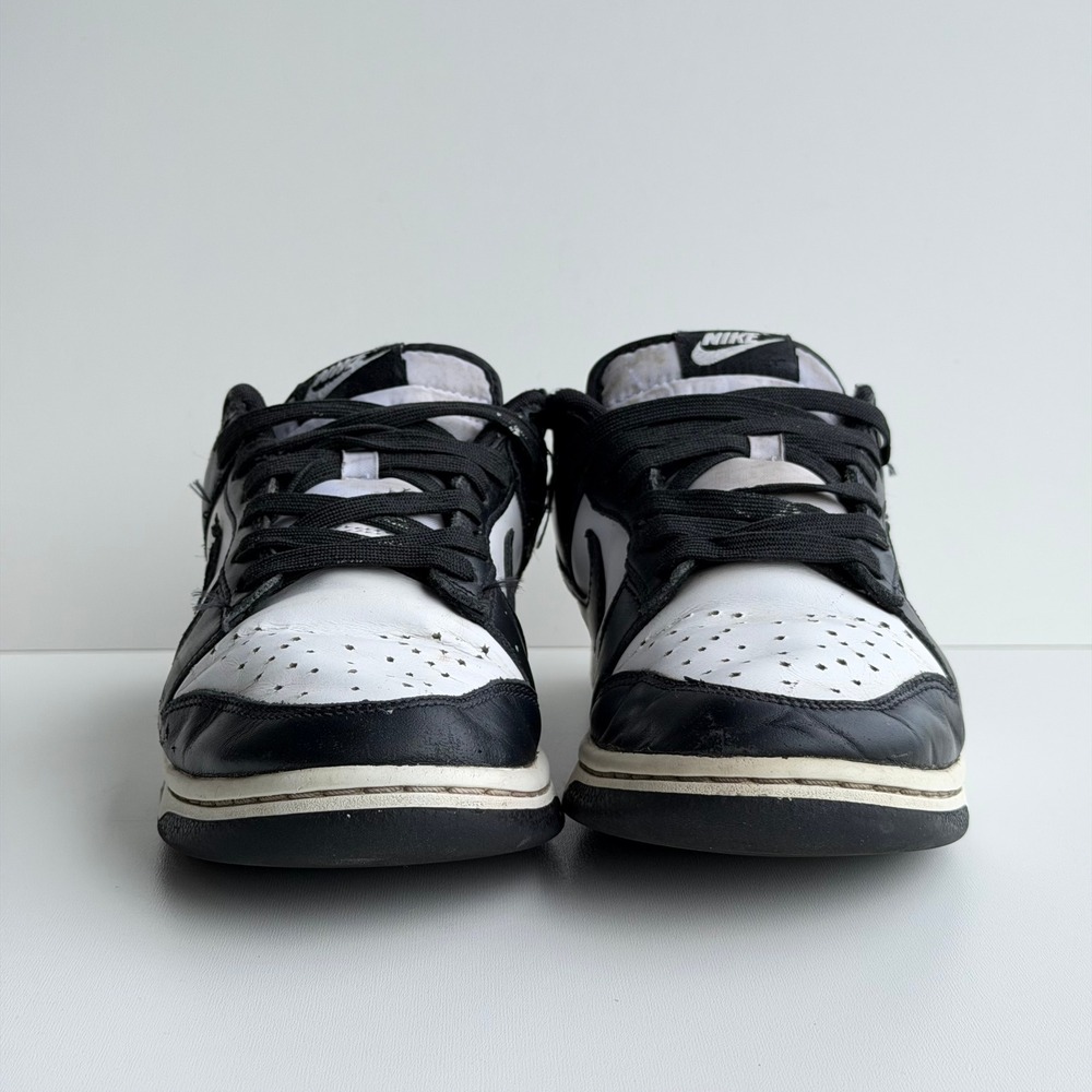 Nike Dunk Low Retro Mens 8 White Black Panda Low Top Sneakers DD1391-100 - Picture 5 of 9